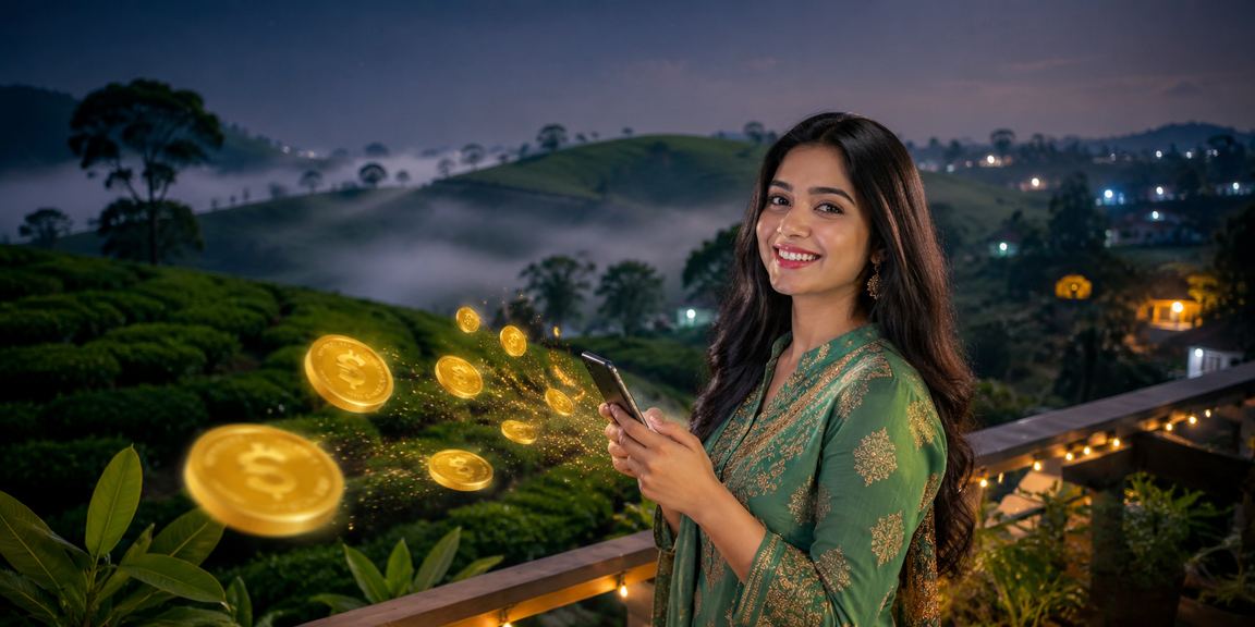 বগুড়া চা বাগানে মোবাইল ক্যাসিনো খেলার দৃশ্য